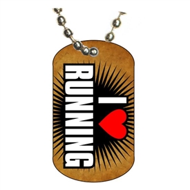 Running Dog tag
