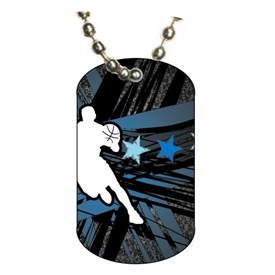 Basketball Dog tag