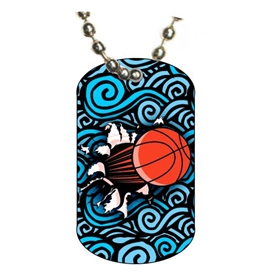 Basketball Dog tag