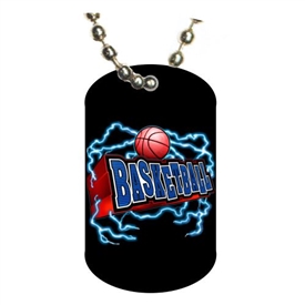 Basketball Dog tag