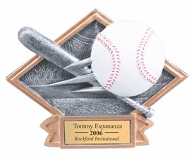 Baseball Sculpted Resin Trophy