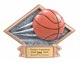 Basketball Sculpted Resin Trophy