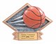 Basketball Sculpted Resin Trophy