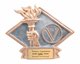 Victory Torch Sculpted Resin Trophy