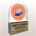 Double Pane Acrylic Attendance Trophy Award