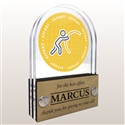 Double Pane Acrylic Effort Trophy Award