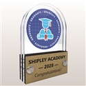 Double Pane Acrylic Graduate Trophy Award
