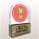 Double Pane Acrylic Participant Trophy Award