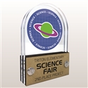 Double Pane Acrylic Science Trophy Award
