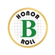 B Honor Roll Pin