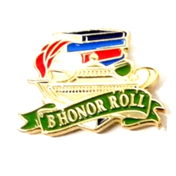 B Honor Roll Pin