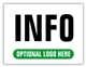 Event Registration Area Sign | Info