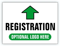 Event Registration Area Sign | Registration Directional