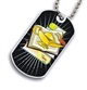 Lamp of Knowledge Dog tag