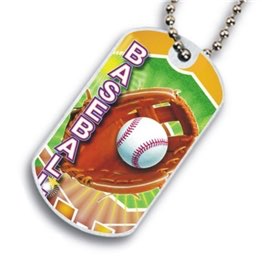 Baseball Dog tag