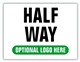 Race Event I.D. & Information Sign | Half Way