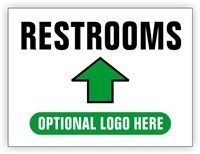 Race Event I.D. & Information Sign | Restrooms Directional