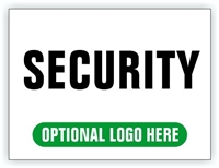 Race Event I.D. & Information Sign | Security