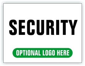Race Event I.D. & Information Sign | Security