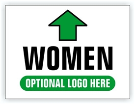 Race Event I.D. & Information Sign | Women Directional
