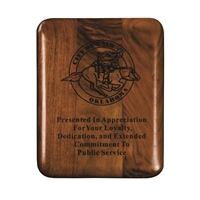 Walnut Plaque