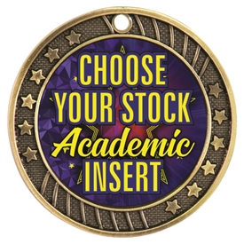 Academic Star Full Color Insert Medal