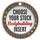 Body Building Full Color Insert Medal