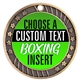 Boxing Full Color Custom Text Insert Medal