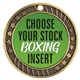 Boxing Full Color Insert Medal