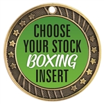 Boxing Full Color Insert Medal