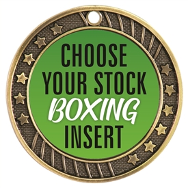 Boxing Full Color Insert Medal