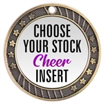 Cheer Full Color Insert Medal