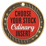 Culinary Full Color Insert Medal