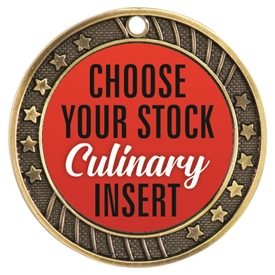 Culinary Full Color Insert Medal