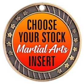 Martial Arts Full Color Insert Medal