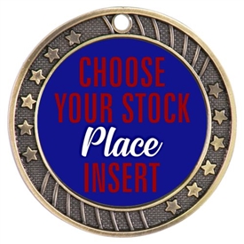 Place Full Color Insert Medal