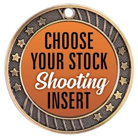 Shooting Full Color Insert Medal