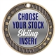 Skiing Full Color Insert Medal