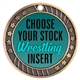 Wrestling Full Color Insert Medal
