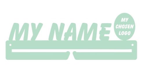 Custom Name Medal Presentation Display Rack