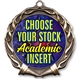 Academic Star Full Color Insert Medal