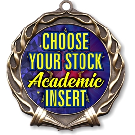 Academic Star Full Color Insert Medal