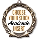 Academic Full Color Insert Medal