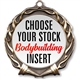 Body Building Full Color Insert Medal