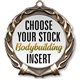 Body Building Full Color Insert Medal