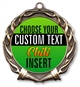 Chili Cook-off Full Color Custom Text Insert Medal