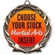 Martial Arts Full Color Insert Medal