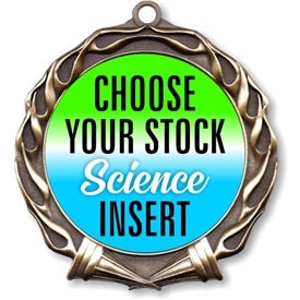 Science Full Color Insert Medal