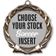 Soccer Full Color Insert Medal