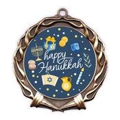 Happy Hanukkah JAM Insert Medal
